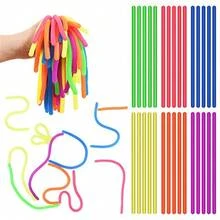 感官面条弹力绳减压玩具，课堂奖励返校礼物，生日派对礼品和奖品盒玩具