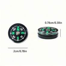 10pcs Mini Compass, Lightweight Portable Compass - Perfect For Hiking, Camping, Outdoor Activities - Black - View 4