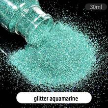 One Bottle Of Bottled Fine Glitter Powder DIY Materials Hand-Made Sequins, Crystal Glue AB Molds, Resin, UV Glue, Liquid Sand, Oil, Mahjong Filler - Multicolor - View 5