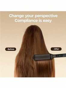 电动直发器平板夹，两用卷发器直发器，适合所有发质的专业卷发器（美国）