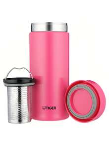 Tiger MCA-T48C Kubek termiczny do herbaty do domu/biura, 480 ml, konstrukcja próżniowa z podwójnymi ściankami, szczelny, wyjmowany zaparzacz do herbaty, dostępny w wielu kolorach, brąz kawowy - Brązowy - Zobacz 5