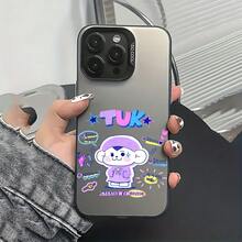Funda para teléfono de moda Kpop I-compatible con modelos de 17, 16E, 16, 15, 14, 13, 12, 11, Pro,,, X, XR, XSMAX, 8, Plus, con protección mate y anti-caídas, funda para teléfono - Negro - Ver 5