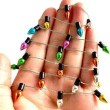 1m Miniature Doll String Lights: 1/12 Scale Fake Miniature Lamps For New Year, Easter, Celebrations, Electroplated Mini Light Bulb Beads String, Non-Electric, Multi-Style Christmas Holiday Decor Lights, Party Decoration, Model Scenes (Random Lamp Color) - Multicolor - View 10