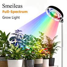 2/4pcs, Grow Lights Indoor Plants, Plant Grow Lights, Growing Lamps, Indoor Lmitation Sun Grow Lights, Seedling Starter Lights, Full Spectrum LED Plant Lights With Automatic 3H/6H/9H Timer, 4-Level Dimmable, Height Adjustable, Ideal For Seedlings, Succulents, Herbs, Hobbyist Growers, Indoor Garden. - 黑色-4件 - 查看 4