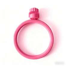 1pc Parrot Toy Cage Perch With Bearing Rotating Stand, Plastic Rotating Perch Bird Amusement Supplies - Pink - View 6