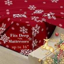 Sheet Set, Luxury 1800TC Double Brushed Microfiber Bed Sheets Size Bed, Soft, Deep Pocket, Shrinkage And Fade Resistant, 4PC (), Holiday Bedding - Cây xô thơm xanh - Xem 11