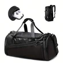 40L Capacity Handbag, Shoulder Bag, Backpack, Unisex Large Gym Bag, Short Trip Luggage Bag With Wet & Dry Separation - Multicolor - View 6