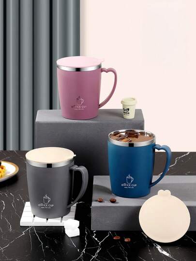 Sızdırmaz Paslanmaz Çelik 1 Adet 350 ml/11.83 oz Su Bardağı - Hafif, Isıya Dayanıklı, Açık Hava Sporları, Fitness ve Seyahat İçin Uygun Kahve Bardağı