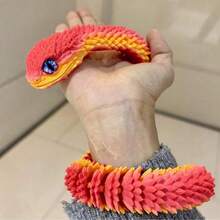 1. 3D打印蛇眼雕像 - 适用于家居、办公室、汽车、派对装饰和节日礼物。采用PLA材料制成，眼睛颜色随机。