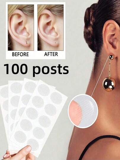 Ağır Küpeler İçin Kulak Memesi Destek Yamaları, Kulağı Geride Tutmak İçin Kulak Çıkartmaları, Yırtık veya Gerilmiş Piercing İçin Yarık Kulak Memesi Koruyucuları - Kullanımı Kolay, Hasar Koruması ve Neredeyse Algılanamayan, Makyaj, Ucuz, Oda Dekorasyonu, Tuvalet Masası, Seyahat, Yatak Odası, Makyaj Aksesuarları