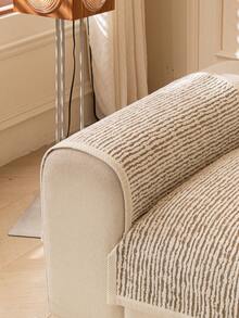 1 Vỏ đệm ghế sofa bốn mùa, Tấm lót ghế sofa chống trượt tối giản hiện đại, Vỏ bọc ghế sofa chống bụi và có thể giặt được, Mềm mại và chống phai màu, Thân thiện với thú cưng, Phù hợp cho phòng ngủ, văn phòng, phòng khách, ghế sofa hình chữ L và ghế sofa 1/2/3/4 chỗ ngồi - Màu be - Xem 9