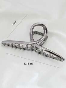 1pc Large Metal Alloy Hair Clip For Women, Summer Hair Accessory Accessories,Hair Accessory,Hair Accessories,Hair Accessories For Women,Fall,Travel,Hair Tools,Accessories Women,Hair Stuff,Fall,Hair,Hair Accessories,Hair Accessories For Women,Travel,Hair Accessories,Accessories Women,Hair Accessory,Hair Accessories Women,Hair Tools,Hair Stuff,Stuff,Beauty Accessories,Gifts,Travel,Gifts For Women,Hair Stuff,Stocking Stuffers,Stocking Stuffers,Stocking Fillers,Stocking Stuffers For Women,Stocking Fillers Women, Gifts,Gifts, Stocking Fillers,Gifts For Women,Gift, Gift,Stocking Stuffers For Adults,Stocking Fillers For Adult,Hair Stuff,Women's Accessories,Stocking Stuffer,Coming-Of-Age Hair Accessory, Hair Accessories,Gift Ideas For Women,Beauty Stocking Fillers, Gifts For Women - Dark Grey - View 7