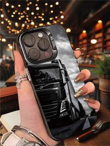 Volvo Truck Industrial Power Art Phonecase Volvo Truck Industrial Power - Black - View 2