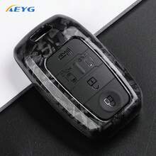 Funda protectora de la llave del coche con textura de fibra de carbono ABS apta para Kia Sportage, Cerato, Optima, K2, K3, K4, K5, RIO, Picanto, Soul, Sorento, Sedona - Kia - Ver 10