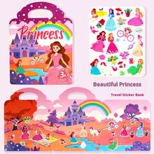 Sách dán hình Jelly Stickers - Sách tĩnh lặng tự làm, Sổ kế hoạch vui nhộn, Hình dán trang trí, Tranh ghép hình - Quà sinh nhật, Quà tặng hoàn hảo, Quà tặng ngày lễ - Nhiều màu - Xem 17