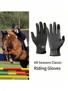 A Pair Of Reathable, Palm-Protected, Anti-Slip Gloves Offer Touch Screen Compatibility And Are Washable. Perfect For Cycling, Sports, Outdoor Activities, And Equestrian Use, They Improve Your Grip And Comfort While Keeping Your Hands Cool And Dry. Elevate Your Performance And Enjoyment In Various Activities With A Pair Today.