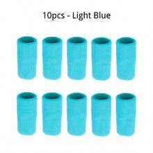 10只装指套，弹性透气，多种颜色可选，支撑拇指，缓解压力，手部护理 - 彩色 - 查看 9