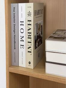 1Pc/10Pcs Style Antique Book; Fake Book; Simulation Book; Decor Book; Home Decoration; Room Decorationcoffee Shop Hotel Bookshelf Ornaments; Photo Props; Movie Video Conversion Model Books, English Book Model - Nhiều màu - Xem 6