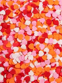 100g/3.53oz Valentine Edible Heart Sprinkles,Red Pink White Heart Shapes Mix,Sugar Sprinkles For Decorations Baking,Cake Ice Cream Cookies Cupcake Topper Chocolate,Birthday Wedding Valentine's Day Party Supplies. - Multicolor - View 20