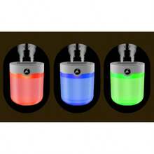 Difusor de Aceites Esenciales, 2l Doble Boquilla Humidificador de Aromas Aire con LED de 7 Colores, Portátiles Mini Humificadores para Dormitorio Pantalla Digital para Viajes, Oficina, Hogar - 1 - Ver 5