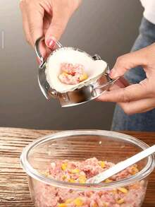 1pc Stainless Steel Dumpling Mold, Dumpling Maker - Multicolor - View 7