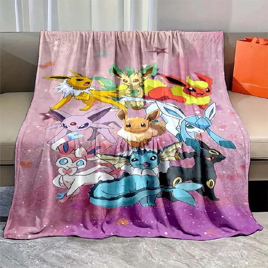 3D Stitch Kawaii Cartoon Cute Soft Blankets Warm Throw Blanket Comfortable Blanket For Beds Picnic Sofa Home Bedroom Gifts9 (3).Jpg - White - View 1