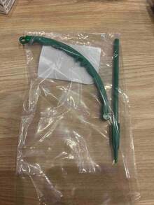 Halbkreisförmiger Blumentopf-Rankgitter aus Kunststoff, grüner Kunststoff Pflanzenkäfig und Stütze - mehrstöckiges doppelstöckiges Blumenregal für den Garten, für Kletterpflanzen, Krabbenorchideen, Efeu - Anti-Sturz Blattschutz, Kunststoff Orchideen- und Sonnenblumen-Stützstäbe