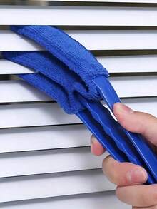 Reusable Window Blind Cleaner With Handled Removable Washable Dust Brush Scratch-Free Windshield Cleaner Tool Household Crevice Wizard Air Conditioner Vent Cleaning Brush For Blinds Blinds Curtains Glass Cleaning Office Back-To-School Home Kitchen Essential Accessories