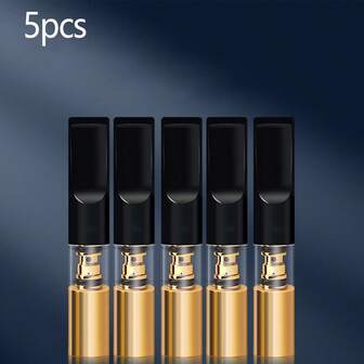 Juego portátil y reutilizable de 5/10 piezas limpiadores de pipas de tabaco - Filtros reductores de alquitrán en malla gruesa, media y fina - Ideal para accesorios de fumar aleatorios