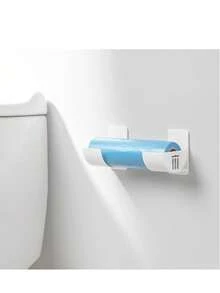 1/3 pièces Boîte de rangement en plastique transparente (sans motif) moderne et simple, installation murale ou sur porte sans perçage, gain d'espace, maintien de l'ordre, organisation du plan de travail de cuisine/mur de salle de bain/bureau, cadeau idéal pour la pendaison de crémaillère, la fête des mères, la fête des pères, la remise des diplômes