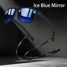 WSZ Retro Square Fashion Glasses With Chain, Luxury Shiny Design, Suitable For Driving, Beach, Outdoor Sports, Shopping, Travel, Hiking, Running, Camping And Other Occasions, Fashionable Vintage Motorcycle Driving Glasses - GL-f566-2 - View 18