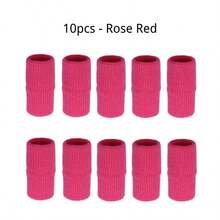 10只装指套，弹性透气，多种颜色可选，支撑拇指，缓解压力，手部护理 - 彩色 - 查看 12
