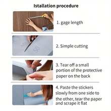 1 rollo de papel tapiz autoadhesivo con textura de grano de madera negro para decoración de habitaciones, cenefa autoadhesiva, papel de contacto removible y resistente al agua, pegatina para marco de espejo para decoración de baño