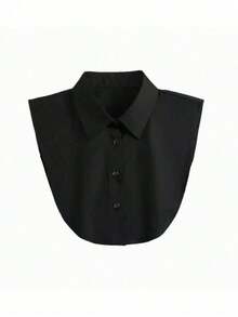 2pcs/1pc Detachable Dickey Collar For Women Shirt - White - View 2