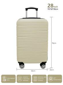Fabriqué en Europe, bagages essentiels pour les dortoirs scolaires, bagages essentiels pour les dortoirs universitaires, bagages scolaires, bagages de voyage, durables, bagages à main essentiels pour les vacances, valises, ensembles de valises à roulettes, bagages à main, bagages enregistrés, valises à quatre roues, valises rigides à roulettes, ensembles de bagages ABS, valises trolley, bagages à main - Nude - Voir 4