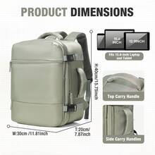 Travel Backpack, Meets Airline Standards, Large Capacity Waterproof Nylon Hiking Backpack, Large Capacity Travel Backpack, Men's Minimalist Backpack, Unisex Casual Travel Backpack - Multicolor - View 3