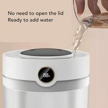 Difusor de Aceites Esenciales, 2l Doble Boquilla Humidificador de Aromas Aire con LED de 7 Colores, Portátiles Mini Humificadores para Dormitorio Pantalla Digital para Viajes, Oficina, Hogar - 1 - Ver 2