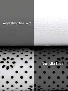 Customized Personalized Photo & Name Doormat, Living Room & Bedroom Floor Mat, Room Decor, Multi-Purpose Mat, Household & Children's Gift - Black - View 5