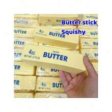 Moist Butter Stick Sensory Toys - This Two-Pack Of Soft, Soothing Items Provides Effective Anxiety Relief, ADHD Symptom Management, And Stress Reduction Benefits - Màu vàng - Xem 8