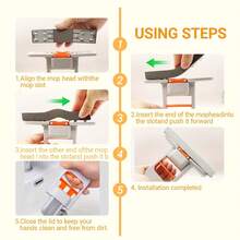 1/3块海绵，自清洁桌面清洁器 - 这款可折叠、节省空间的便携式清洁系统专为快速清洁而设计，是家庭、办公室、浴室和厨房等紧凑型桌面清洁的理想之选，也适用于小型公寓和宿舍。它采用塑料材质，包含一个壁挂式平板拖把、一个海绵拖把和一个厨房迷你拖把。 - 彩色 - 查看 10