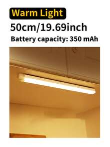 1pc Motion Sensor Closet Light - Auto-Sensing Night Light, Auto-On LED Light Strip, Magnetic, Battery Powered, USB Rechargeable, For Closet, Cabinet, Wardrobe, Stairs, Hallway, Bedroom, Study, Counter, Under Cabinet Lighting, Lamp, Light, Kitchen Light, Kitchen, Kitchen Accessories, Home Decor, LED Light - Closet Lights - View 13