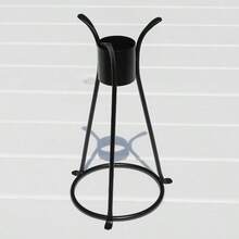 Achla Designs Trestle II Gazing Globe Ball Stand 14Inch H - Black - View 3