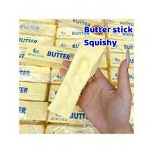 Moist Butter Stick Sensory Toys - This Two-Pack Of Soft, Soothing Items Provides Effective Anxiety Relief, ADHD Symptom Management, And Stress Reduction Benefits - Màu vàng - Xem 7
