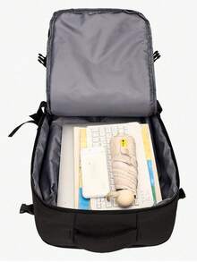 Women's Backpack, Large Capacity Travel Backpack, Commute/School Backpack, Fashionable Laptop Bag, Short-Distance Business Travel Luggage Bag - Multicolor - View 8