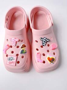 8pcs/set Jeans Style Fashionable Shoe Accessories For Shoes - Multicolor - View 3