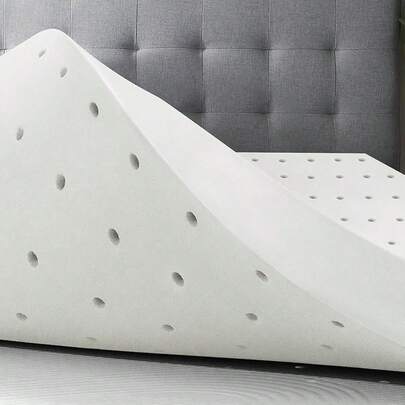 Memory Foam Mattress Topper 60D Foam Bed Topper With Bamboo Fabric Cover Beddings Highly Breathable Bedding Floor Mat Pad Double 8cm Thick Ventilated