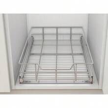 Organizador de gabinete extraíble de 9 pulgadas de ancho x 17 pulgadas de profundidad cajones deslizantes para gabinetes de cocina cajones extraíbles para gabinetes de capacidad organizador - 1ser - Ver 8