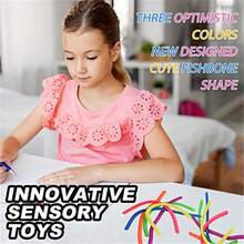 感官面条弹力绳减压玩具，课堂奖励返校礼物，生日派对礼品和奖品盒玩具