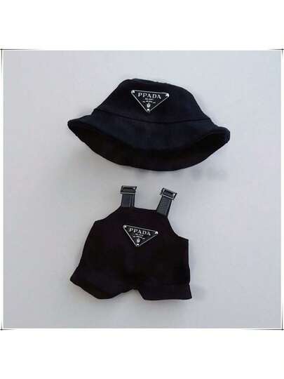 1pc Clothing Only] Keychain Clothing Accessory, Colorful Pinafore Dress With Bib Overalls