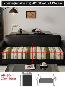 غطاء وسادة أريكة لجميع المواسم، وسادة مقعد أريكة حديثة بسيطة مانعة للانزلاق، غطاء أريكة مقاوم للغبار وقابل للغسيل، أخضر فاتح ناعم وثابت اللون، واقي صديق للحيوانات الأليفة مناسب لغرفة النوم والمكتب وغرفة المعيشة والأريكة على شكل L والأريكة ذات 1/2/3/4 مقاعد - أخضر - مشاهدة 18